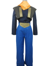 Dragon Ball Super Andriod Uniform Cloth Combined Leather Cosplay Costume