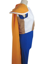 Dragon Ball Vegeta Super Prince Uniform Cloth Combined Leather Cosplay Costume