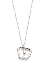 Fashion Apple 925 Silver Necklace For Women