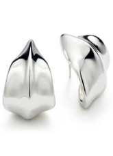 Moda Blanco 925 plata pendiente para las mujeres