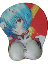 Neon Genesis Evangelion Ayanami Rei Solid Silica Gel Anime Mouse Pad