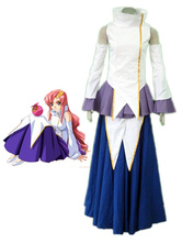Seed Lacus Clyne 1th Cotton Polyester Cosplay Costume