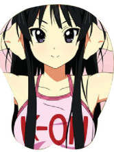 Sexy K-ON Akiyama Mio Silicon Wrist 3D Mouse Pad