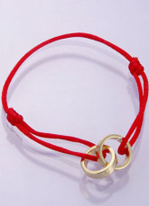 Vogue Golden Titanium Steel Rings Ladies Bracelet