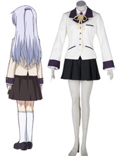 Angel Beats Angel/Kanade Tachibana 65% Cotton 35% Polyester Cosplay Costume