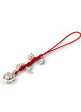 Cute Red Animals Knitting 925 Silver Cellphone Charms
