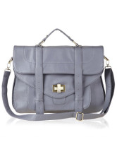 36*31*6cm Fashion Light Blue PU Womens Tote