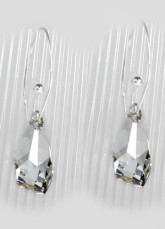 Mode Me Comet Swarovski Crystal Silver Sterling Boucle d'oreille
