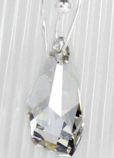 Mode Me Comet Swarovski Crystal Silver Sterling Boucle d'oreille