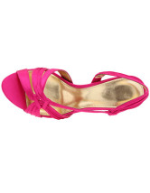 Gorgeous Rose 4’’ High Heel Open Toe Satin Fashion Prom Shoes