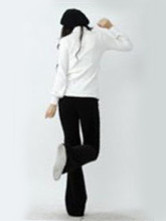 Hot Black Cotton Maternity Pants