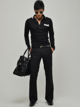 Perfect Dark Blue Freshcolor Polo manches courtes pour homme