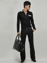 Perfect Dark Blue Freshcolor Polo manches courtes pour homme