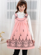 Sweet Pink Sleeveless Maternity Dress