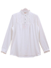Trendy White 100% Cotton Maternity Render Garments