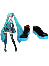 Vocaloid Hatsune Miku Imitated Leather Cosplay Shoes