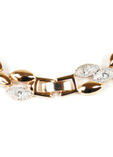 White Swarovski Crystal Zircon Rhinestone Womens Bracelet