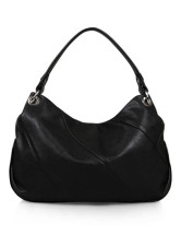 女性のためにエレガントな黒のPU / PVCのショルダーバッグ