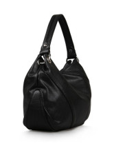 女性のためにエレガントな黒のPU / PVCのショルダーバッグ