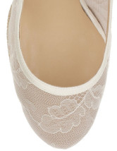 Gorgeous White Mesh 5 1/2'' Heel Platform Fashion Pumps