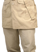 une belle veste safari steampunk pour hommes marron clair du chiffon jazz