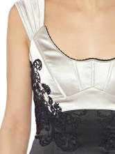Robe Pour Femme Spandex Soie Sans Manche Abricot Occidentale Moderne 