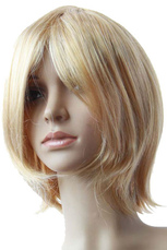 Women's Gold Short Wig