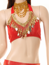 Attractive Colorful High Elastic Meryl Belly Dance Tops