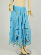 Beautiful Colorful 100% Chiffon 96cm Long Belly Dance Skirt