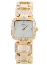 Modern affaire Golden Cuir Cuivre Spuare Bracelet imperméable à l'eau pour les femmes