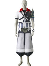 Kingdom Hearts Ventus Black And White Uniform Cloth Leather Cosplay Costume