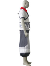 Kingdom Hearts Ventus Black And White Uniform Cloth Leather Cosplay Costume