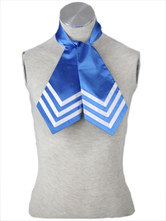 Airhostess Uniform Black Blue 65% Cotton 35% Polyester Cosplay Costume