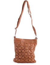 Brown Cowhide Polyester Inner 26*6*28cm Over The Shoulder Bag