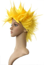 40cm Ball Dragon Jaune Vegeta Super Saiyan cosplay perruque en nylon