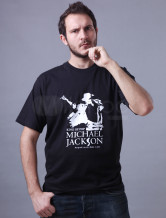 Beau Black manchons d'impression col rond courtes 100% coton pour hommes T-shirt