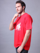 Unique Rose Manches courtes col rond 100% coton T-shirt pour les hommes