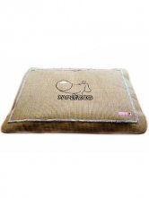 Couchage Pour Chien Eté Tissu Imperméable à l'eau Environnement Amical Café 130*80*8cm