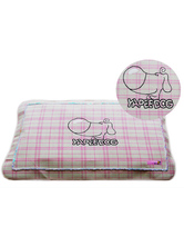 Couchage Pour Chien Eté Tissu Imperméable à l'eau Environnement Amical Café 130*80*8cm