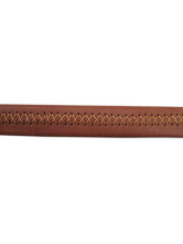 Collier Pour Chien Cuir de Vache Décoration Cercles Pourpre de la mode 52cm*2.4cm*5mm 