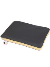 Couchage Pour Chien Tissu Antidérapant Coton Broderie Suède Confortable Classique 80*60*7cm