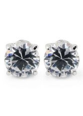 Cool Steel Silver Titanium Magnet hommes Boucles d'oreille