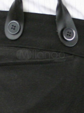 de fabuleux pantalons noir steampunk pour hommes en Cotton