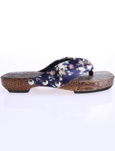Glamorous Blue 1 3 / 5  '' Sabots talon plat Femmes