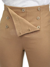 pantalons populaire steampunk pour hommes en tissu de Cotton Camel
