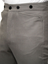 populaire pantalons gris steampunk pour hommes en Cotton
