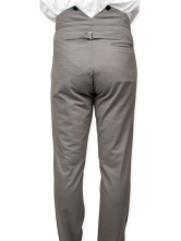 populaire pantalons gris steampunk pour hommes en Cotton