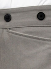 populaire pantalons gris steampunk pour hommes en Cotton