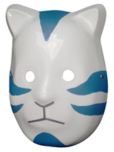 Populaire blanc et bleu Masque PVC Naruto Cosplay