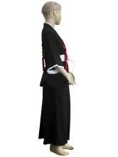 Costume cosplay pour enfants du Bleach Ichigo Kurosaki Soul Reaper en tissu uniforme noir et blanc